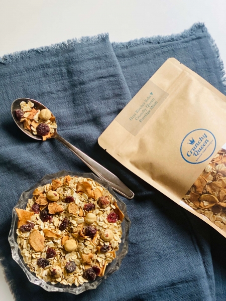 Porridge Müsli Herr Bircher liebt Crunchy Queen